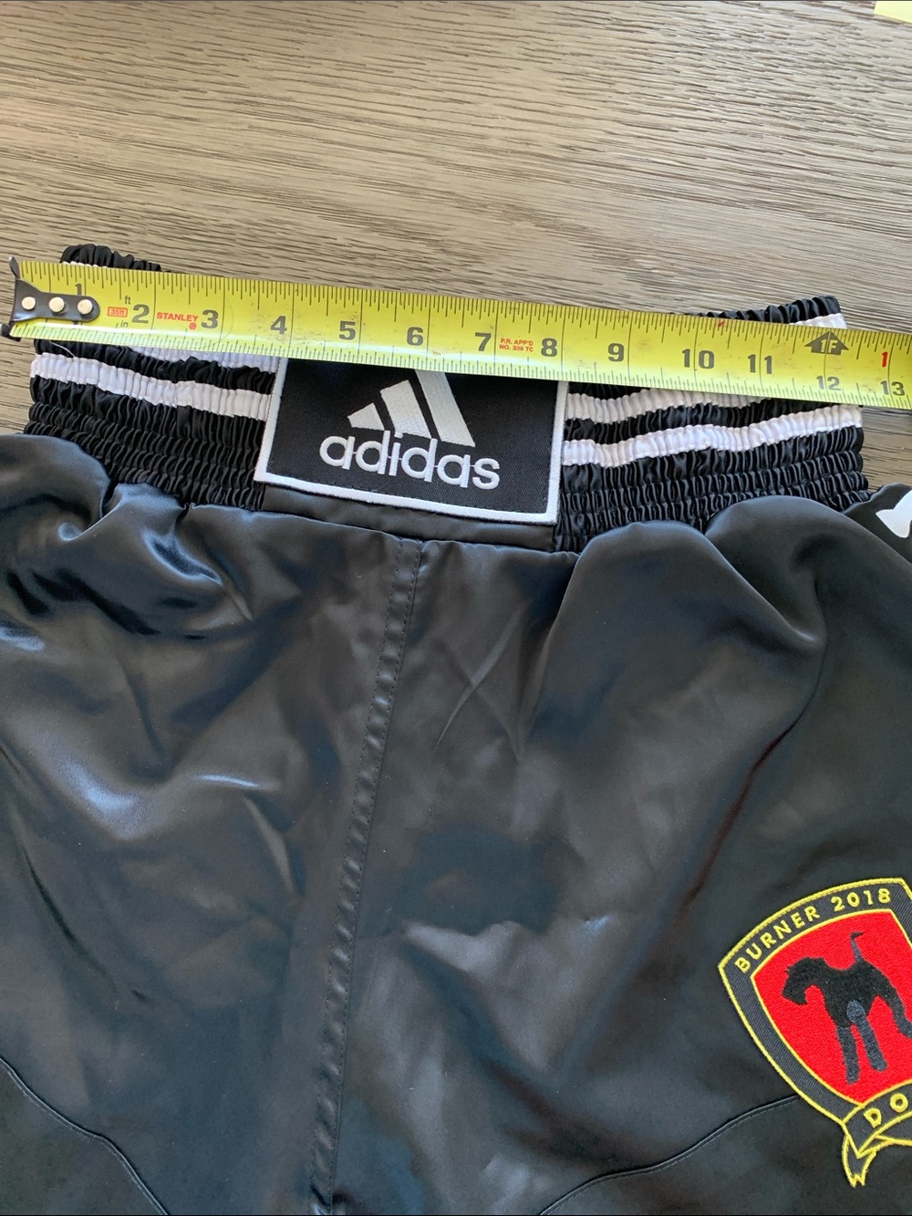 Burner Vintage Adidas Thai Boxing 2018 Burner Fringe Shorts. Black. Size 170 M. - Picture 14 of 16